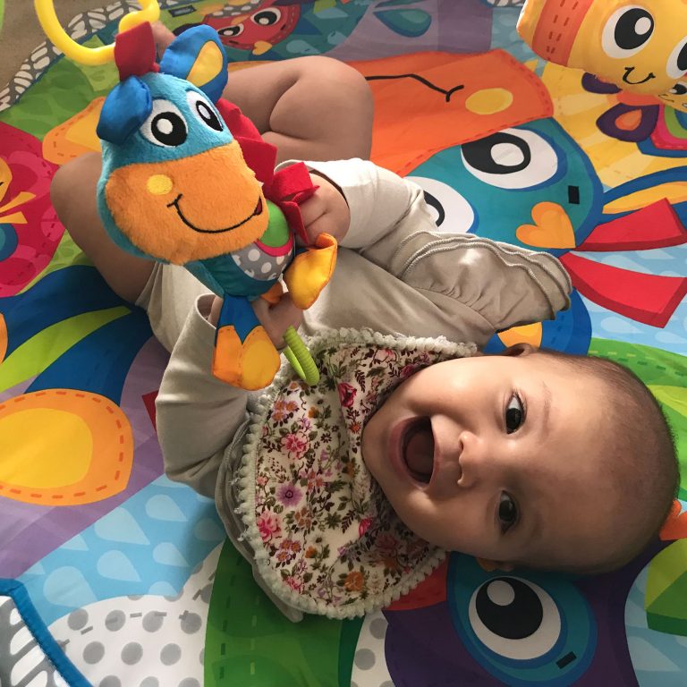 Tapis De Jeu Bébé 0-6 Mois Avec Jouets Suspendus - Dimensions 82x82x55 Cm - Évolutif Jusqu'à 12 Mois+